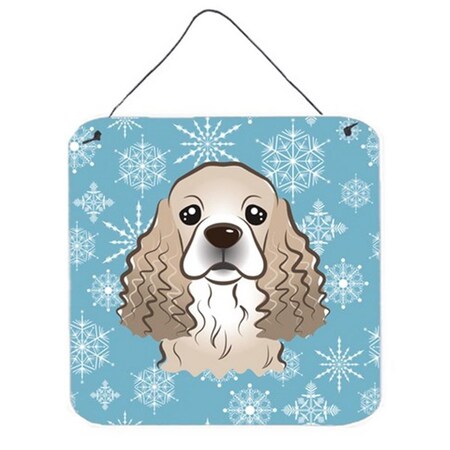 Carolines Treasures Snowflake Cocker Spaniel Wall and Door Hanging Prints BB1650DS66